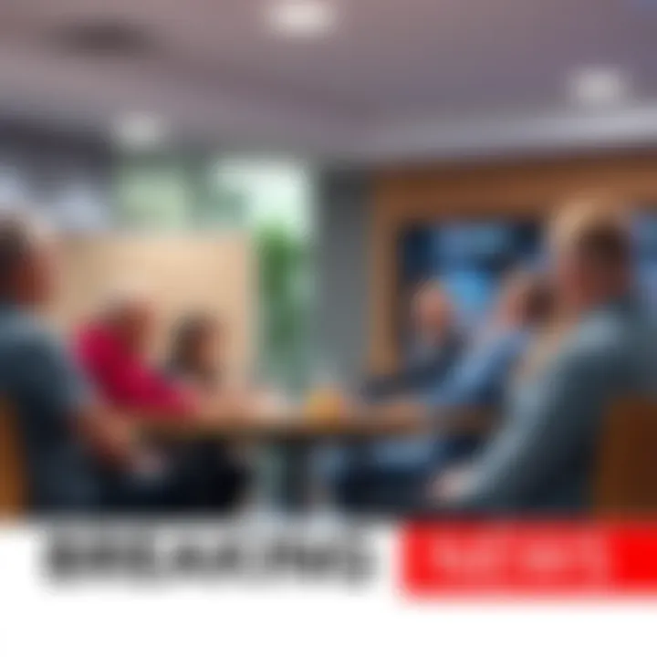 Residents discussing changes to community standards at a meeting