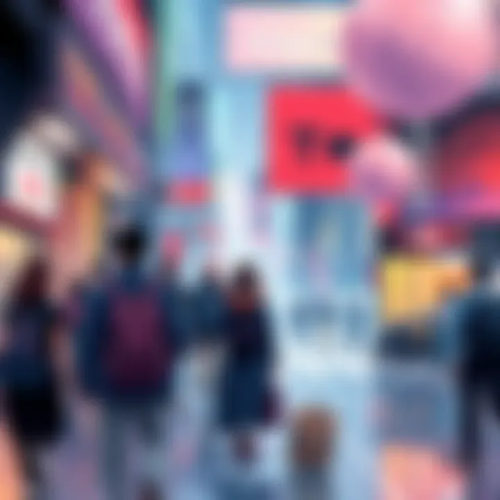 Illustration of long-term holders accumulating wealth while tourists leave, showing a contrast between stability and volatility in trading behavior.