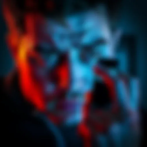 A distressed person staring at their Ledger Nano S+ device, showing an empty account screen and a worried expression.