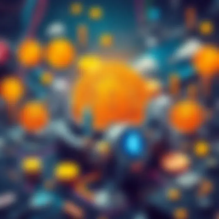 Lost Bitcoin Recovery Guide Illustration depicting the journey of recovering lost Bitcoin information with symbols of technology and finance