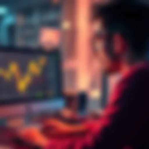A frustrated person looking at a computer screen showing low HBAR staking yields on Google's node, considering alternatives for better returns.
