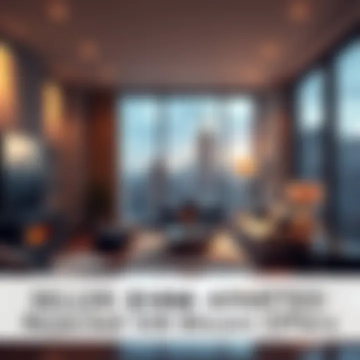 Luxury Apartment in New York A luxury two-bedroom apartment interior, showcasing modern decor and city views, where a significant Bitcoin offer was declined.