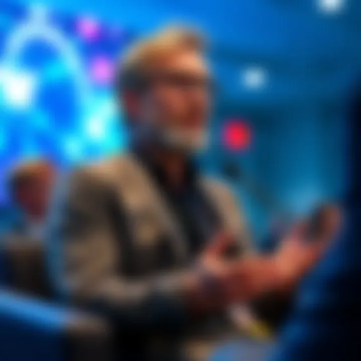Mance Harmon speaks at a conference about the future of Web3 and its global impact.