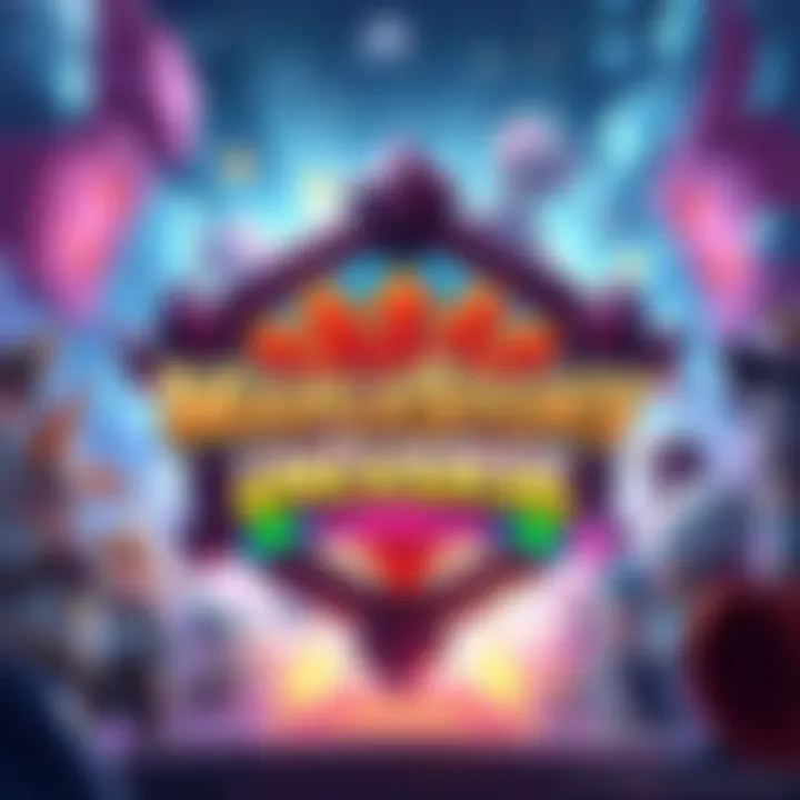 The MapleStory Universe logo with colorful characters and NFT symbols surrounding it