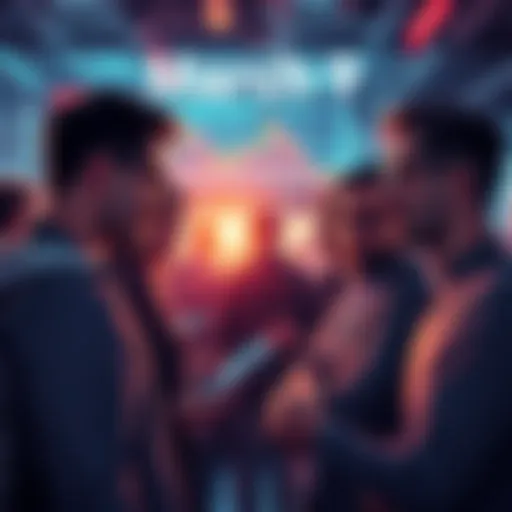 People engaging in discussion about trading strategies and recent events