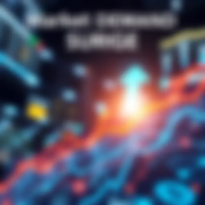 A graphic showing rising demand indicators with arrows pointing upwards and business icons