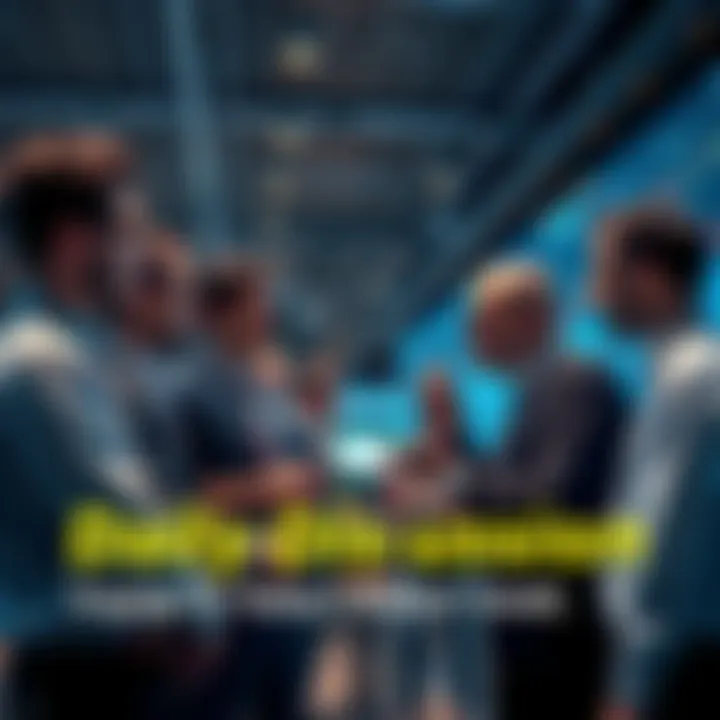 People engaging in a discussion about market trends and trading strategies