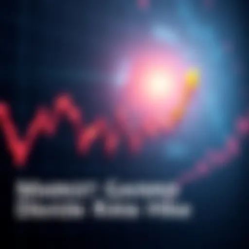 An upward trend line on a stock market graph, symbolizing unexpected market gains amid economic uncertainty.