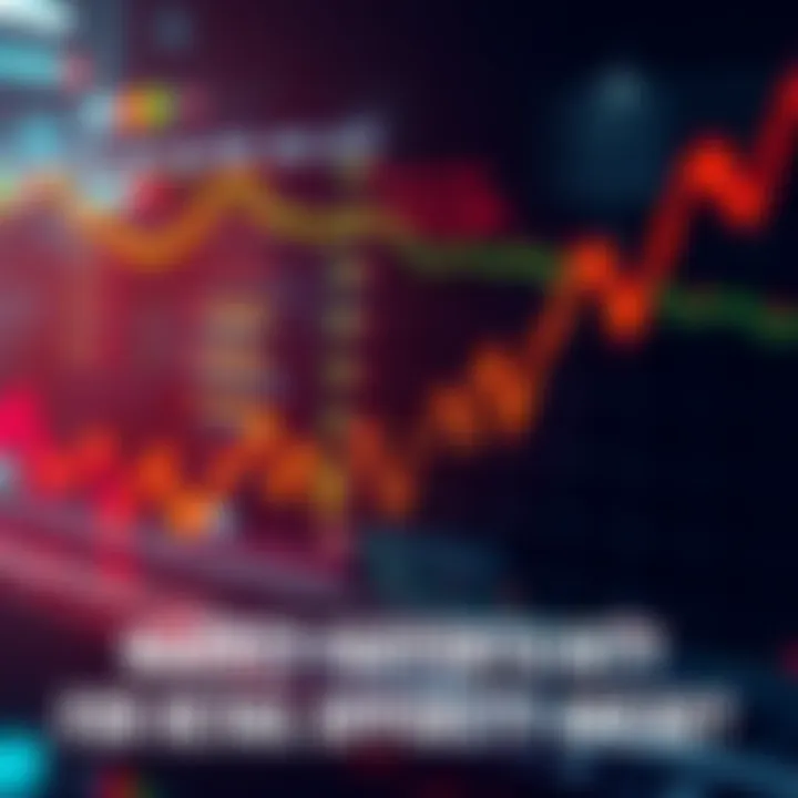 A stock market graph showing potential growth amid uncertain trends, symbolizing retail investors waiting for opportunities.