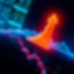 Graph showing an upward trend in market prices with a focus on a consolidation pattern