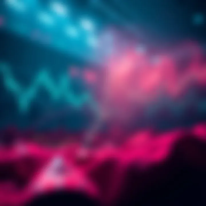 Graphs showing market fluctuations and rising Bitcoin value following Khamenei's passing