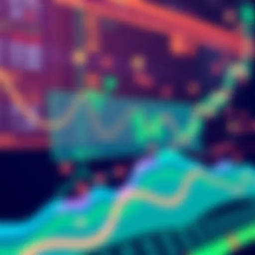 Illustration showing data analysis for tokens and market capitalization on platforms like Dextools and Dexscreener.