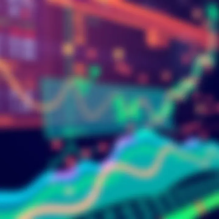 Illustration showing data analysis for tokens and market capitalization on platforms like Dextools and Dexscreener.