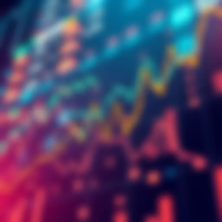 A visual representation of fluctuating market trends illustrating the rise in asset values