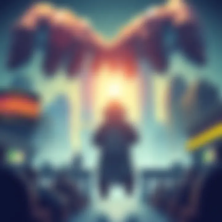 An illustration showing large financial institutions overshadowing small investors, highlighting the imbalance in market control.