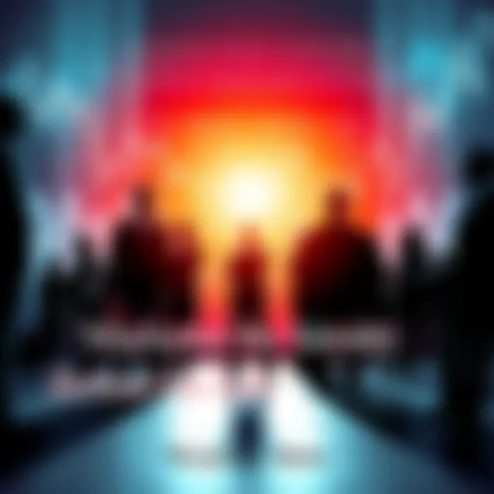 A visual representation of key players in a significant market transaction, featuring silhouettes of business figures against a financial backdrop.