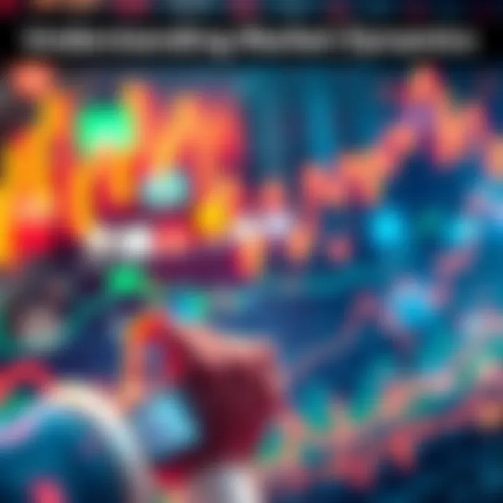 A visual representation of market trends and investment strategies with a focus on current financial implications.