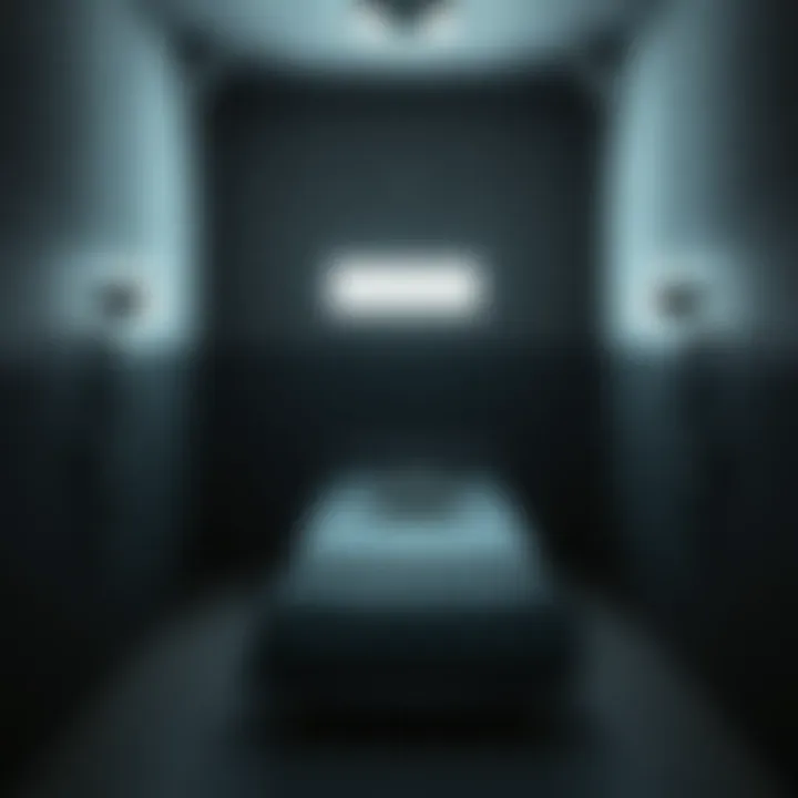 A somber prison cell depicting a bed and bars, reflecting the circumstances of Mashitsky's death in two days.