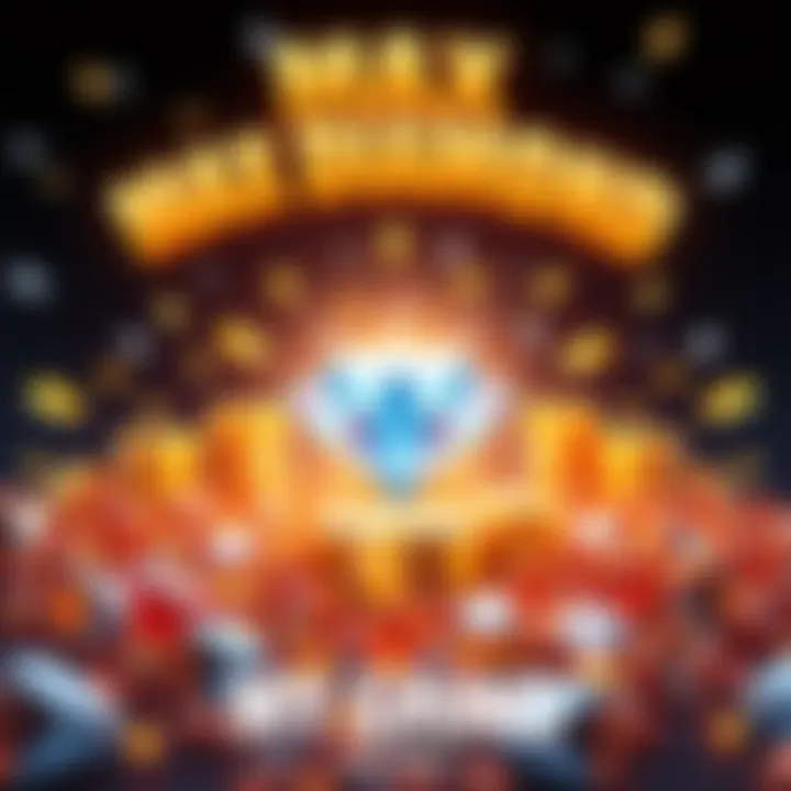 A player proudly displays their achievement of reaching the maximum limit of diamonds, surrounded by sparkling gems