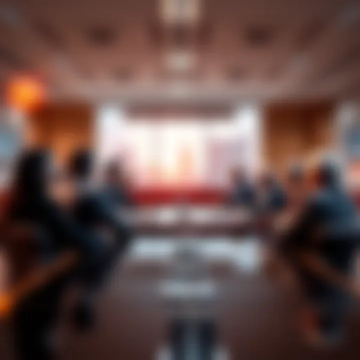 Mayors Meeting A group of local mayors discussing governance changes in a conference room