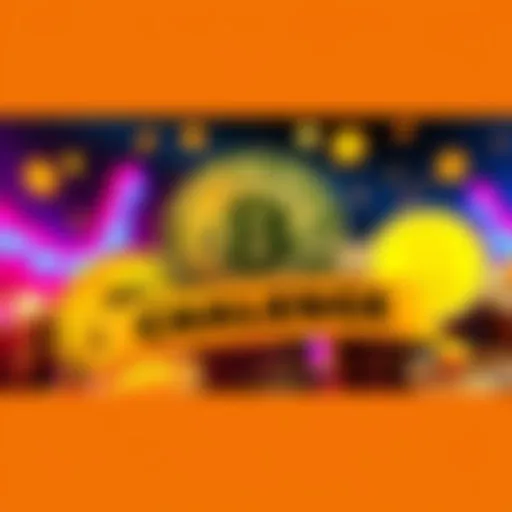 A vibrant graphic showcasing Bitcoin and popular meme coins like DOGE and TRUMP with a prize banner, inviting participation in a challenge.
