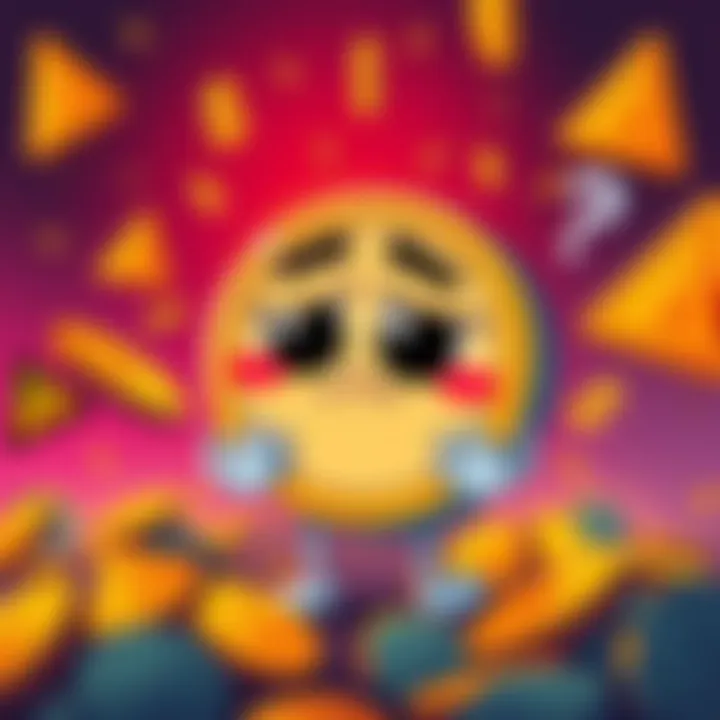 A cartoonish meme coin character with a questioning expression, surrounded by dollar signs and warning symbols about scams, indicating confusion and caution in crypto investments.