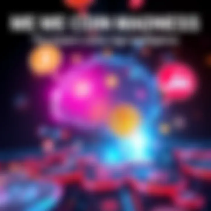 A visual metaphor representing the correlation between meme coin investments and declining IQ levels, featuring vibrant crypto symbols and thought bubbles depicting financial impulsivity.