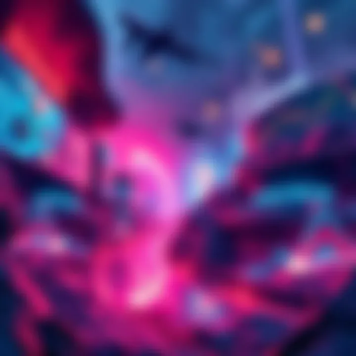 Dynamic Memecoin Landscape An artistic representation of the vibrant memecoin market, showcasing various digital currencies and their impact on investors.