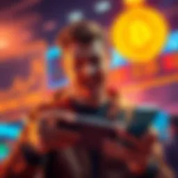 A person looking excited while checking their phone showing profits from memecoins trading