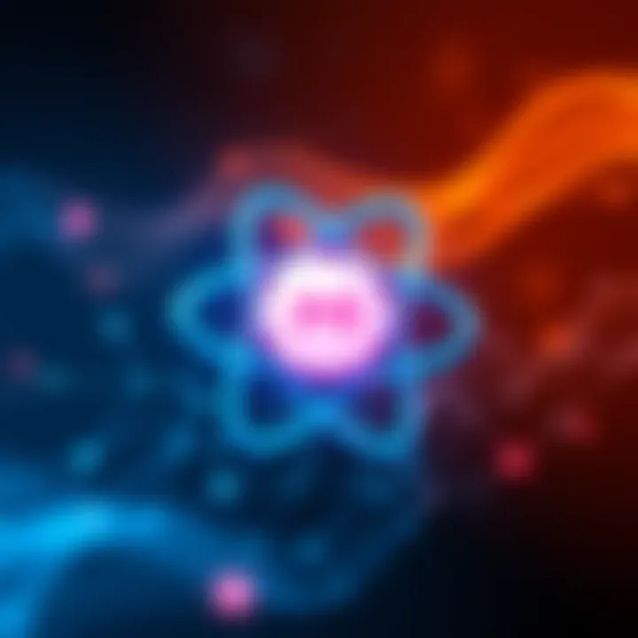 Graphic showing Meta's logo with the Linux Foundation logo, symbolizing the transfer of React to support decentralized technology.