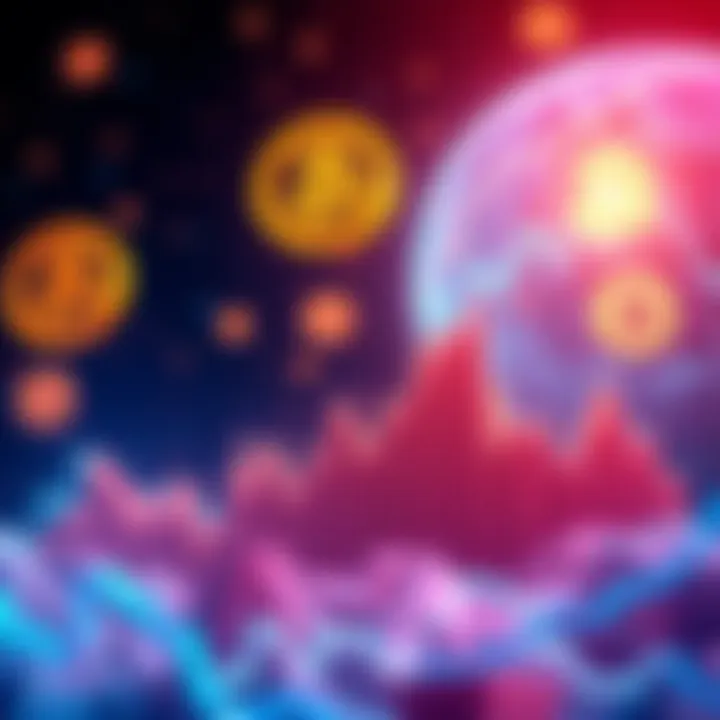 Graph showing a significant drop in Metaplanet's stock value with Bitcoin symbols in the background