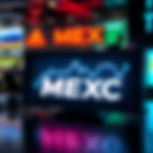 Graphic showing MEXC logo with downward trend lines representing shorting Kaspa, amid frustrated comments from people in forums