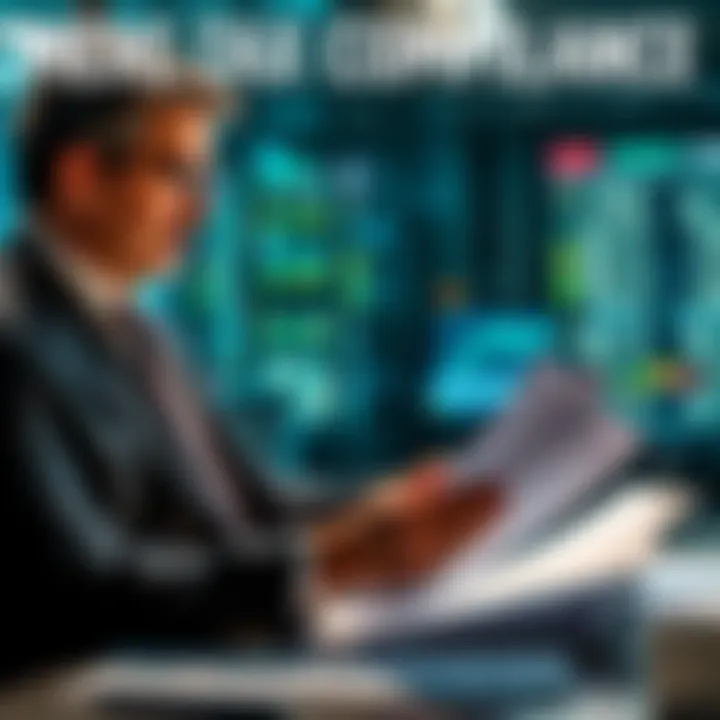 Mexc Tax Compliance A business professional reviewing tax documents related to Mexc and European regulations.