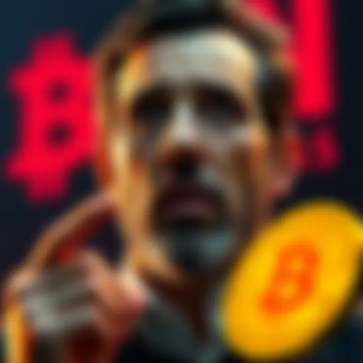 Michael Saylor discusses his next move on Bitcoin, hinting at potential buying or selling, with a focused expression.