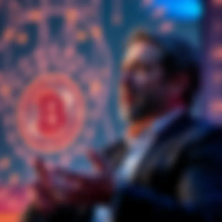 Michael Saylor speaking about cryptocurrency investment strategies for Microsoft