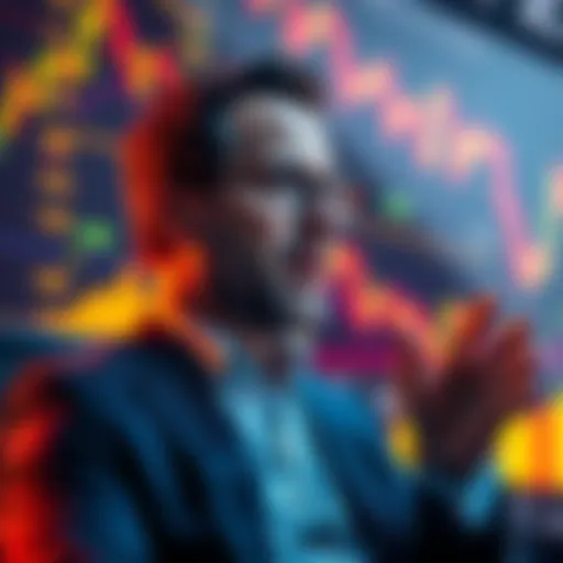 Michael Saylor speaking about Bitcoin sales during an earnings call, with financial charts in the background.