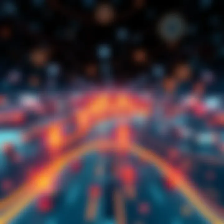 Illustration depicting migration flow patterns and community impacts