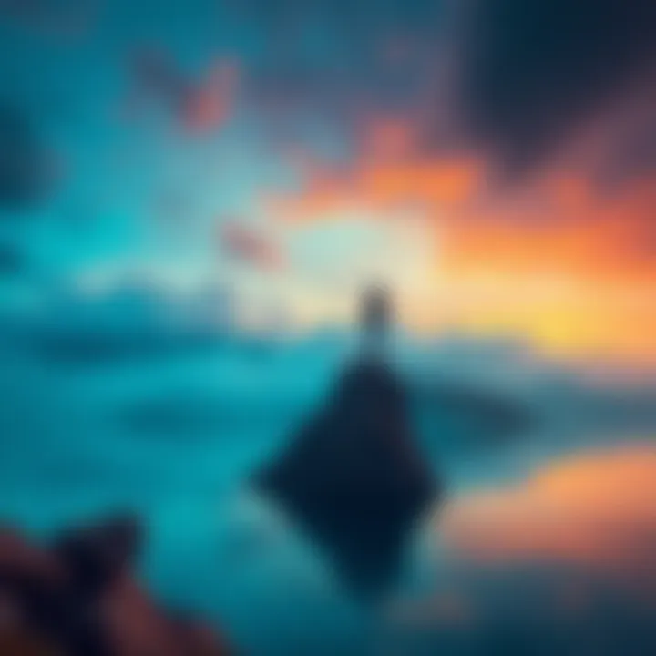 A serene landscape symbolizing growth and personal journey