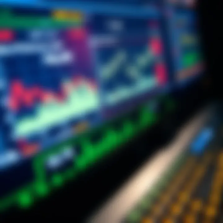 A close-up of a computer screen showing the Mini P2Pool mining interface with charts and statistics.