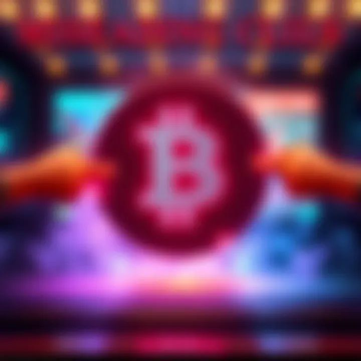Misleading Crypto Claims A graphic showing false crypto claims being debunked with arrows and text highlighting misinformation