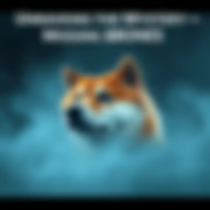 Visual representation of a Shiba Inu enveloped in a digital fog, symbolizing the disappearance of staked tokens.