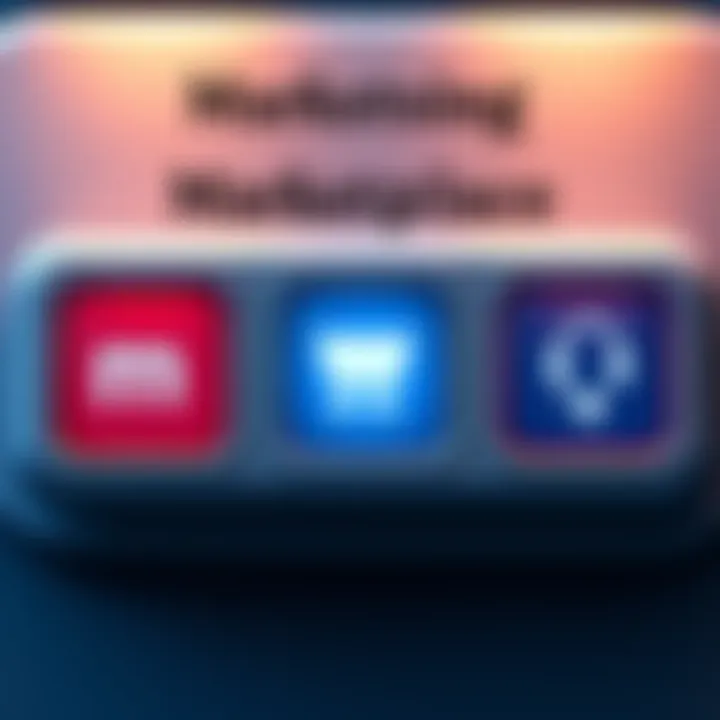 A screenshot showing three visible buttons with the marketplace icon absent, highlighting the change.