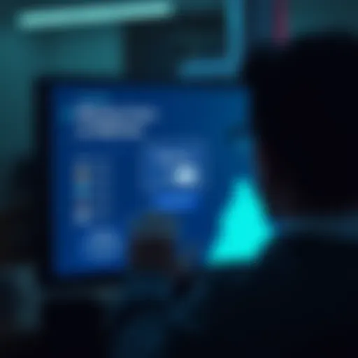 A person looking puzzled at a computer screen, with a visual of coins and a missing balance notification on display.