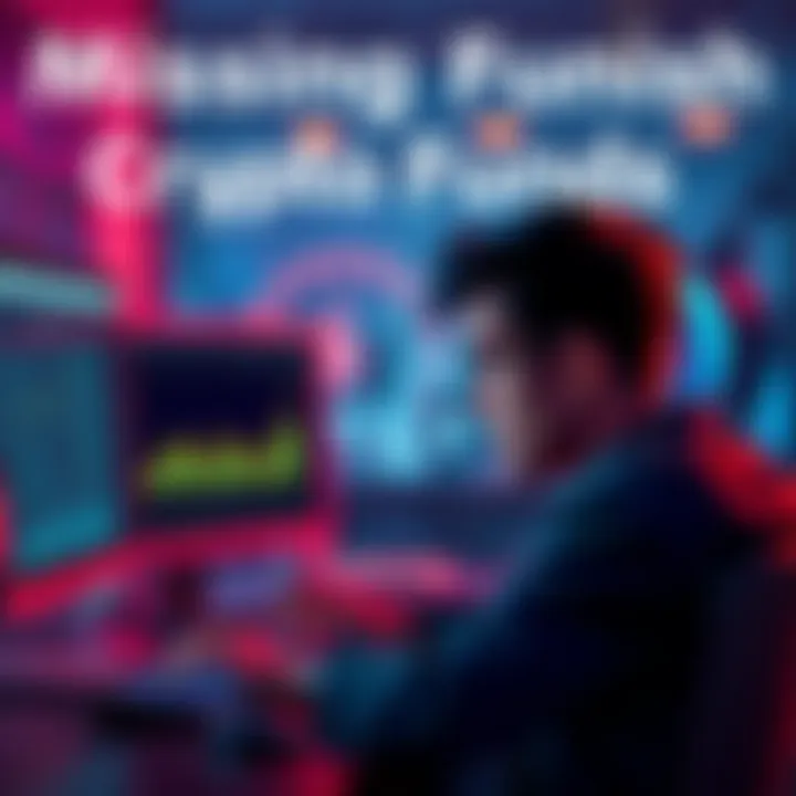 A person looking worried while checking a crypto wallet on their computer, with a shocked expression as they see zero balance.