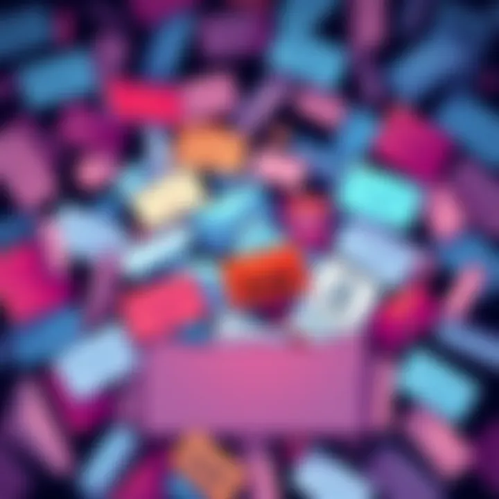 Illustration showing a chaotic email inbox with mixed messages, signaling potential scams.