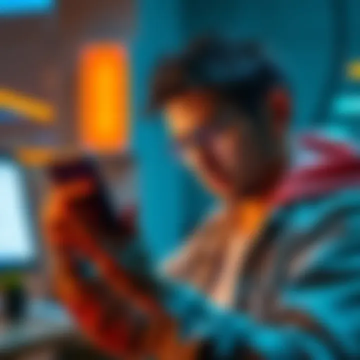 A confident user examining a Model X device for signs of malware