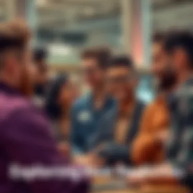 A diverse group of people engaged in conversation, representing different perspectives and experiences in today's society.