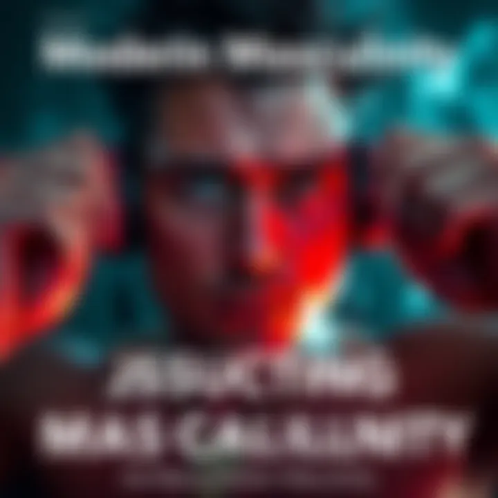 A thought-provoking visual representation of masculinity in today's society, reflecting strength and vulnerability.