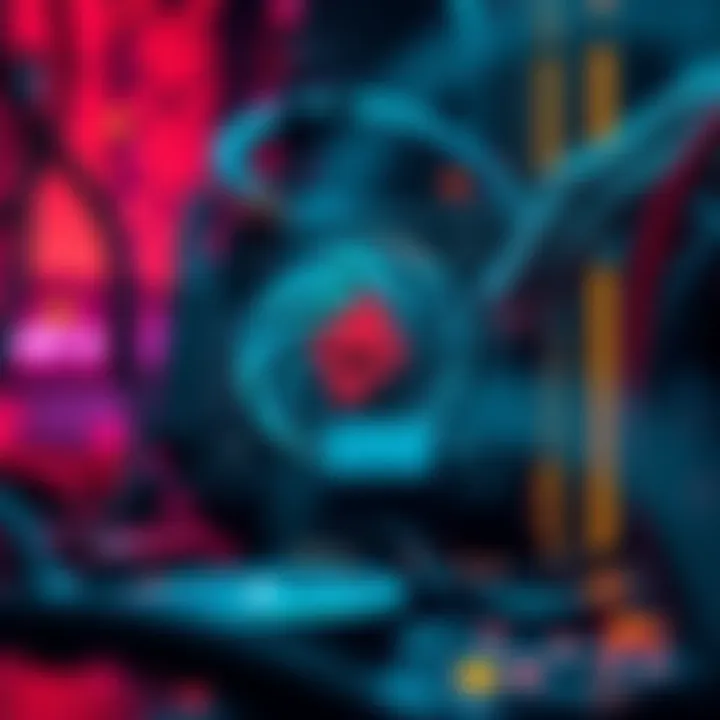 Conceptual illustration of an AMD 7800X3D mining Monero