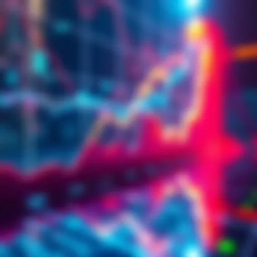 Graph showing the rise of Monero prices with a dollar sign and upward trend line